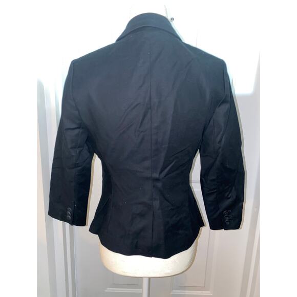 The Limited Black Button Blazer Jacket Career Professional Petite S Small - Picture 3 of 6